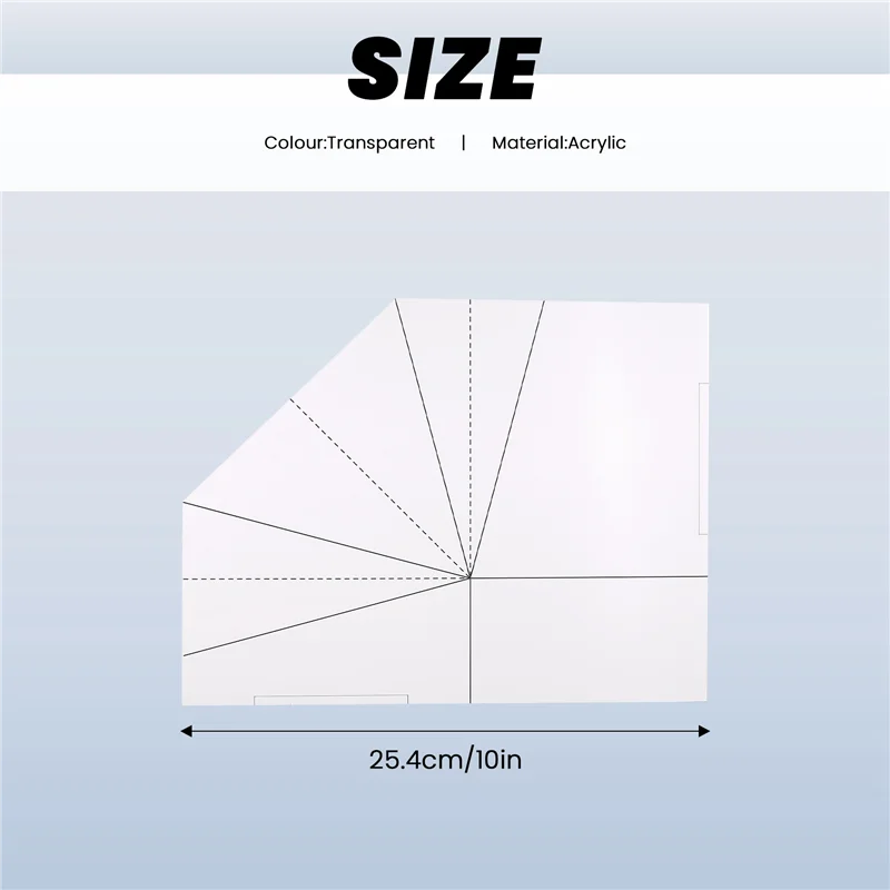 Hot Selling-Acrylic Template For Handmade Bag Multifunctional Tote Bag Making Template Practical Acrylic Making Stencil Temp