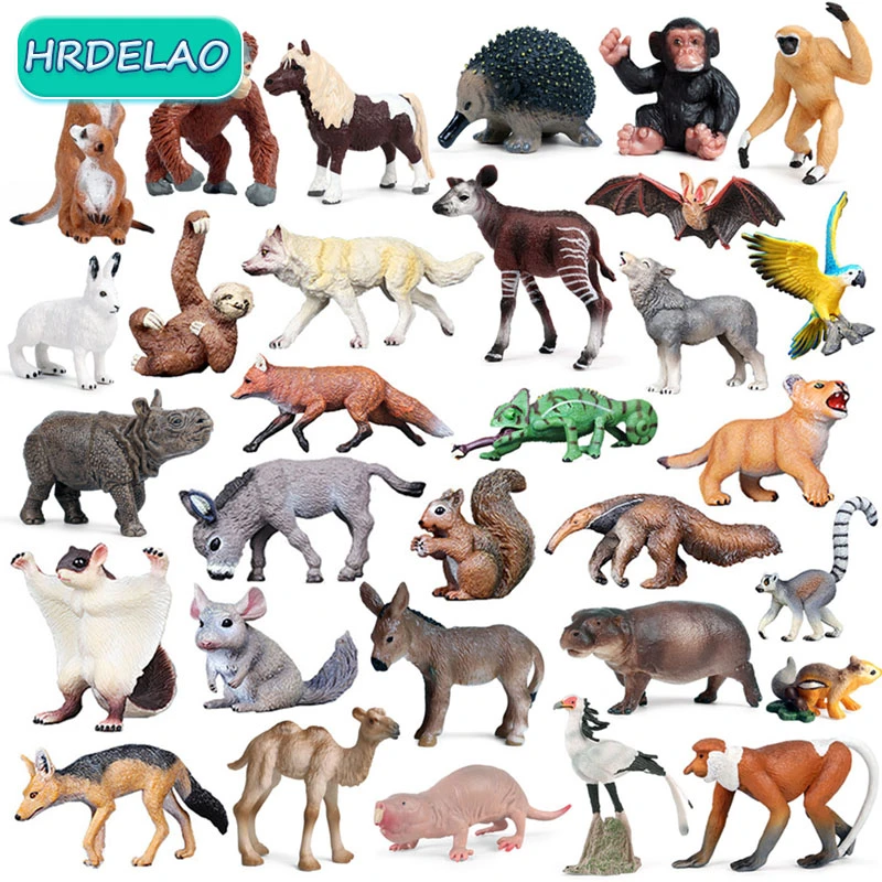 Donkey Horse Action Model Toys | Toy Wild Animals | Zoo Animals Figures |  Animal Action - Animal/dinosaur Figures - Aliexpress
