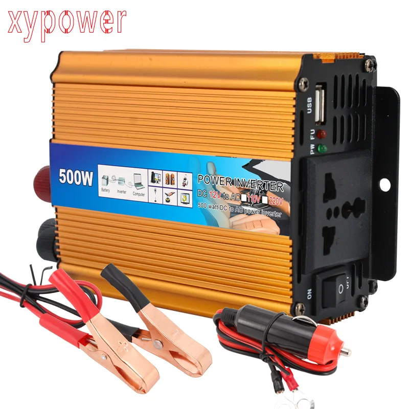 Cn Dc 24V 12V 48V 60V A Ac 110V 220V Trasformatore Nominale Inverter 350W 500W 550W 800W 900W Convertitore Chordal Wave Dc-Ac Corretto