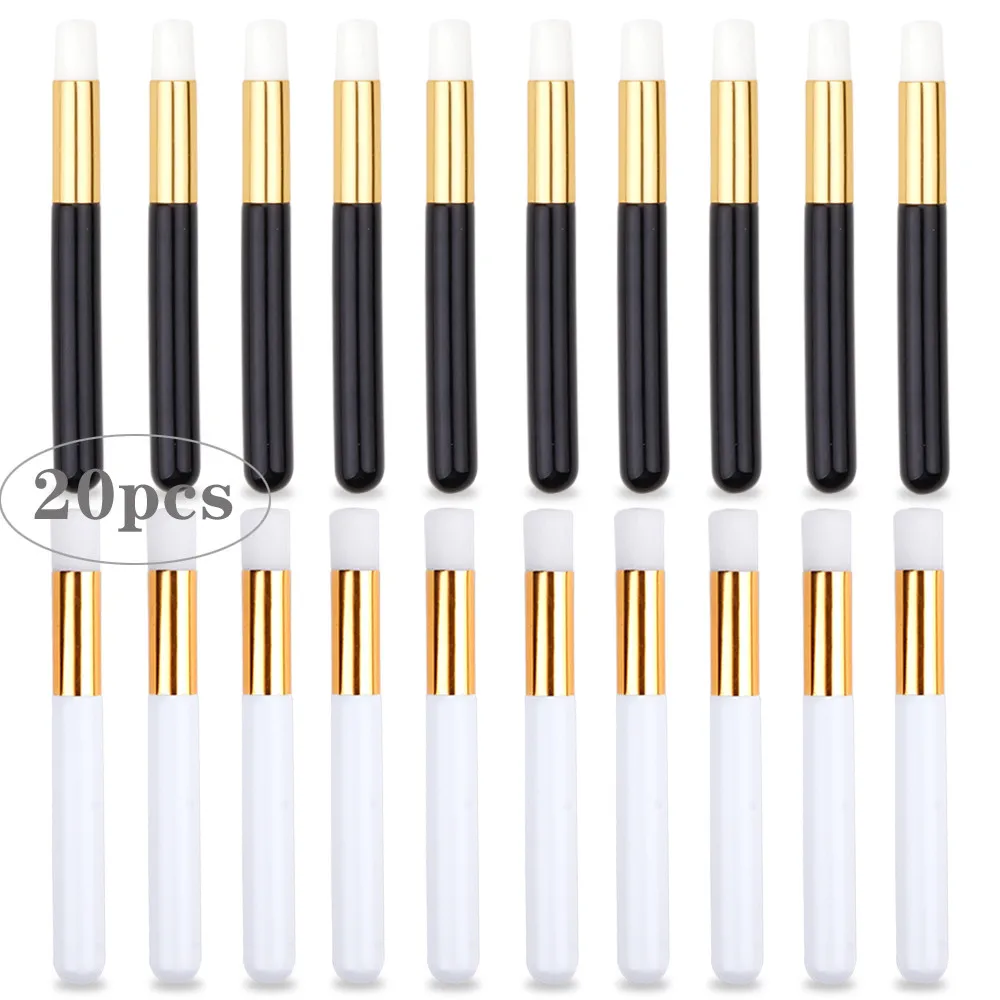 5/10/20Pcs eyelash cleaning eyebrow brush nose pore blackhead deep lash shampoo clean brush professional eyelash extensions tool makeup brush