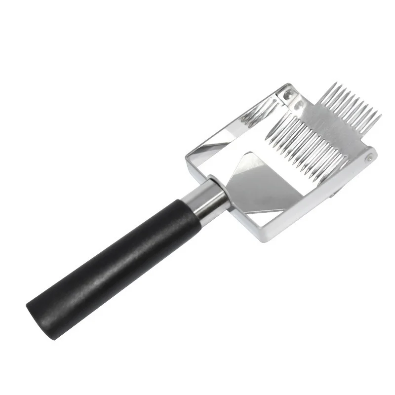 

Beekeeping Tools Honey Cutter Uncapping Scraper Bee Hive Honeycomb Scraper Equipment Metal Handle Uncapping Fork Shovel WF