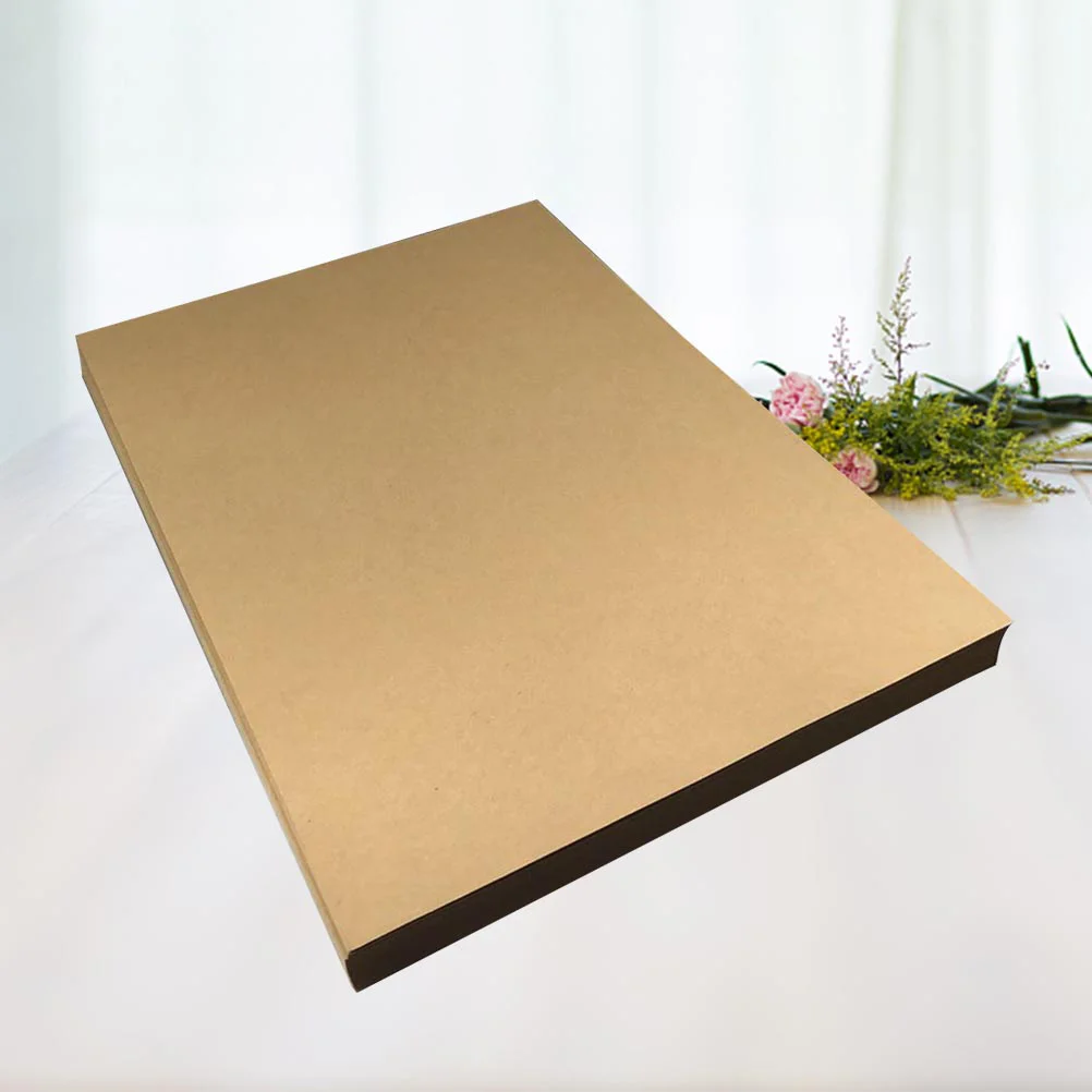 50 Sheets 21x29cm A4 Blank Kraft Paper Retro Writing Paper Vintage Letter Paper Stationery (Weight 120g)