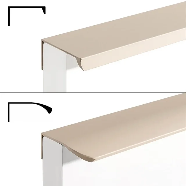 ที่จับที่ซ่อนอยู่ Punch Free Handle สําหรับตู้และลิ้นชักตู้ตู้เสื้อผ้าลิ้นชักดึงตู้ดึงฮาร์ดแวร์เฟอร์นิเจอร์ 2