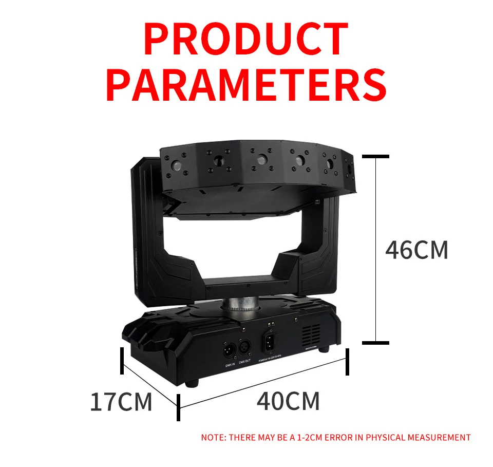RGB 6 Eyes RGB Stage Laser Moving Head Light Infinite Rotation Bar Laser Light P