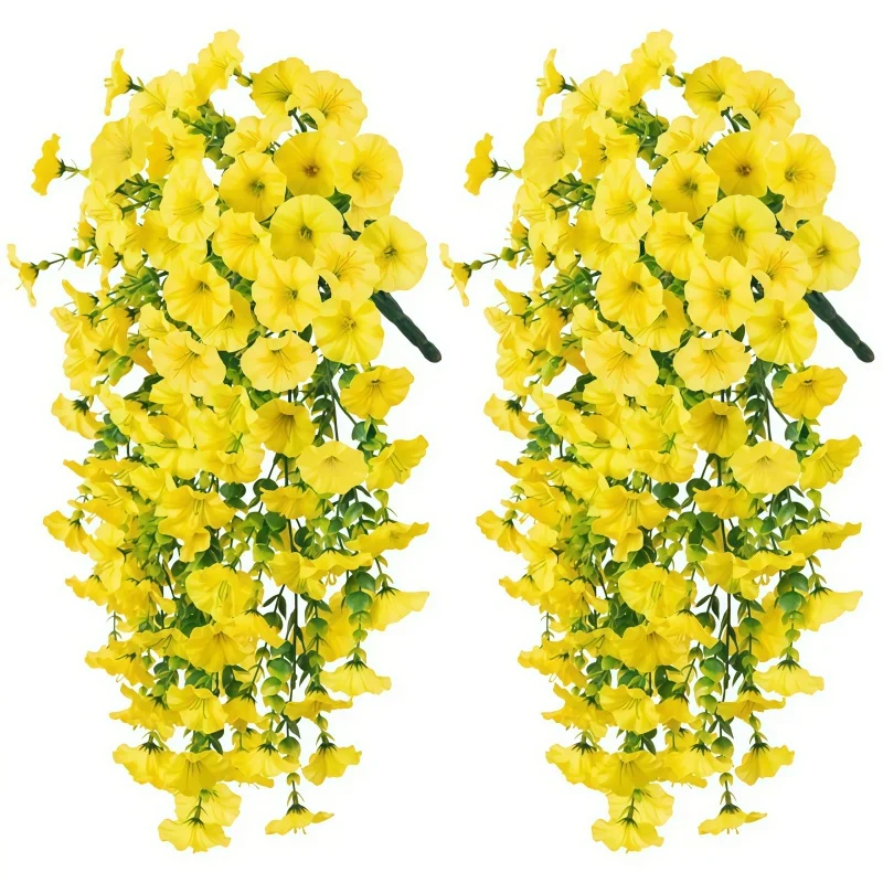 2PCS UV-Resistant Artificial Morning Glory & Eucalyptus Hanging Decor 14 S6ade6f7ad52e435284e4167fc96e81316