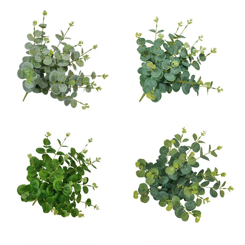 

Искусственные зеленые растения, украшение для дома, гостиной, спальни, листья из искусственных растений, Свадебный декор