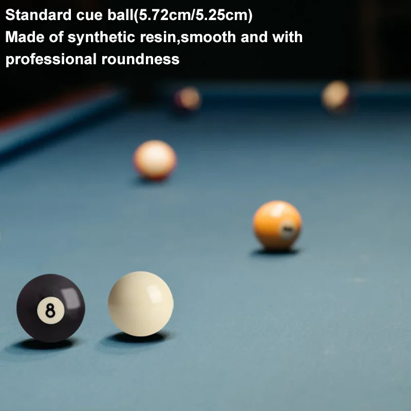 1pc Billiard Cue Ball 52.5/57.2 Mm Resin Training Ball