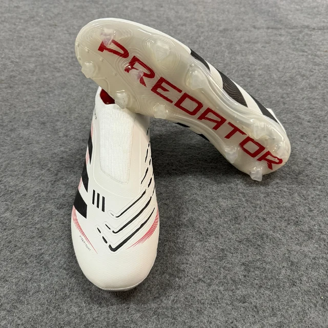 Botas de fútbol originales para hombre, zapatillas de fútbol ultraligeras antideslizantes con tachuelas para entrenamiento de interior de césped de la sociedad 2