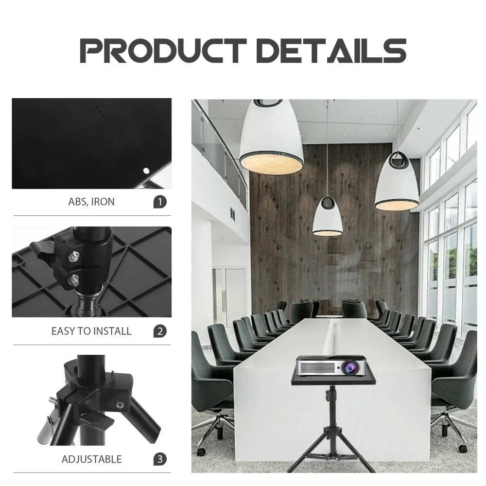 Projector Stand Tray Floor To Wall Desktop Shelf Laptop Stand Bedside Lift Telescopic Rod Live Tripod 55-170