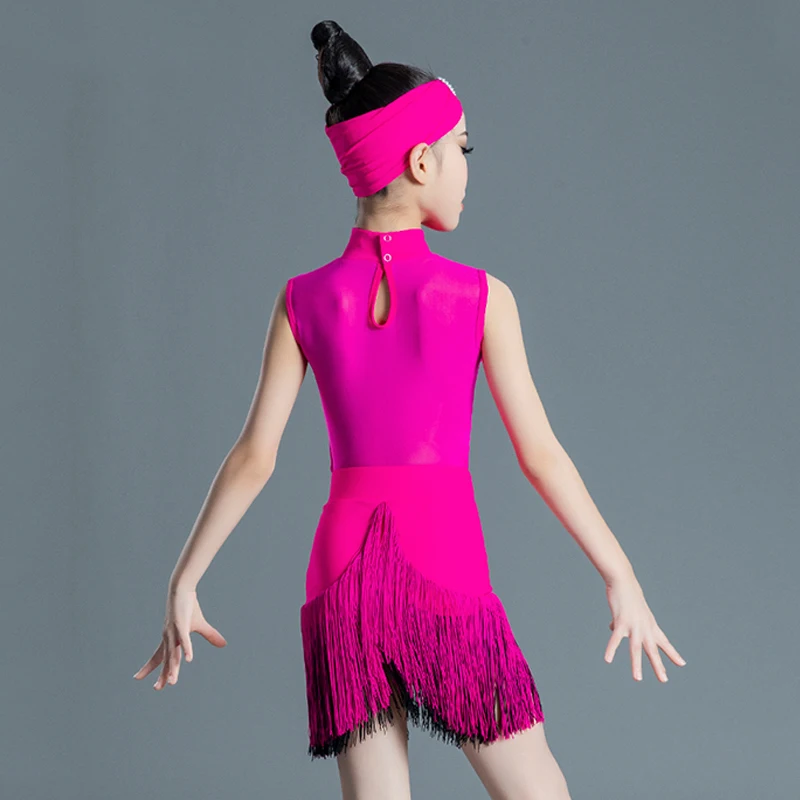 Robe,Ensemble De Robe De Danse Latine Parent-enfant Pour Enfants,vêtements De Danse Latine à