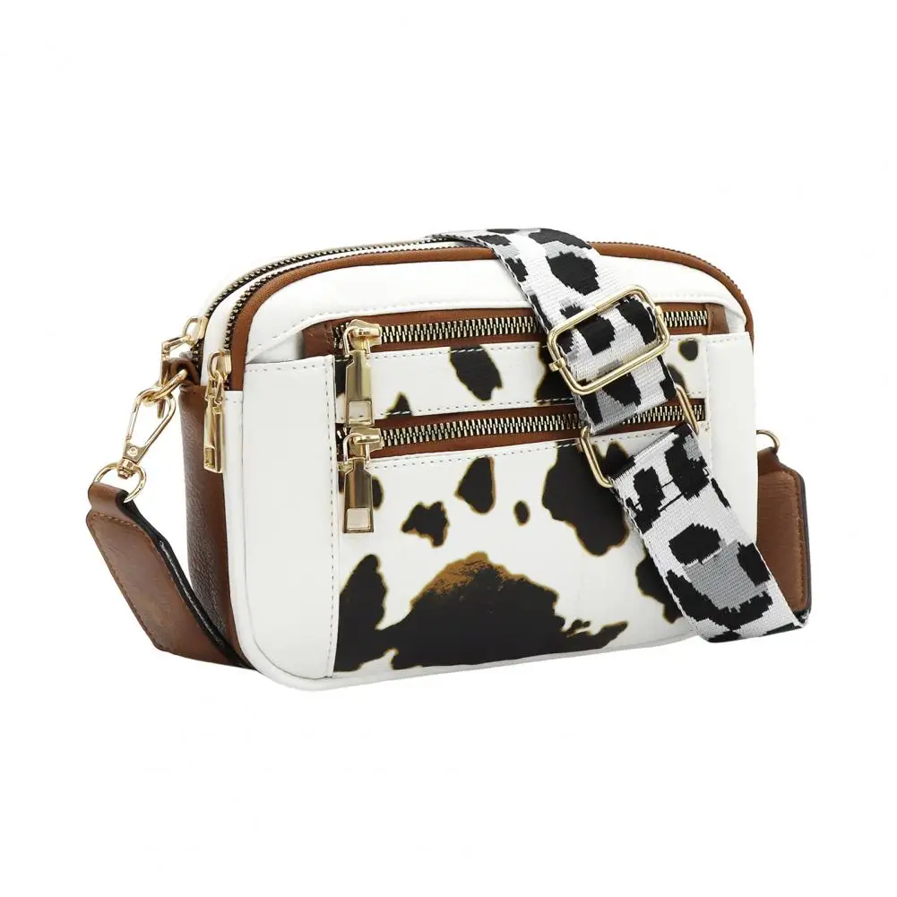 Sac Bandoulière Femme Violet – Multipoches, Bandoulière Réglable – Idéal Pour Shopping, Travail, Voyage Et école