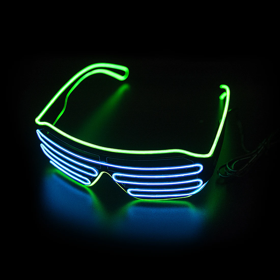 Luminous Neon LED Glow Glasses for Party Costumes and Decoration