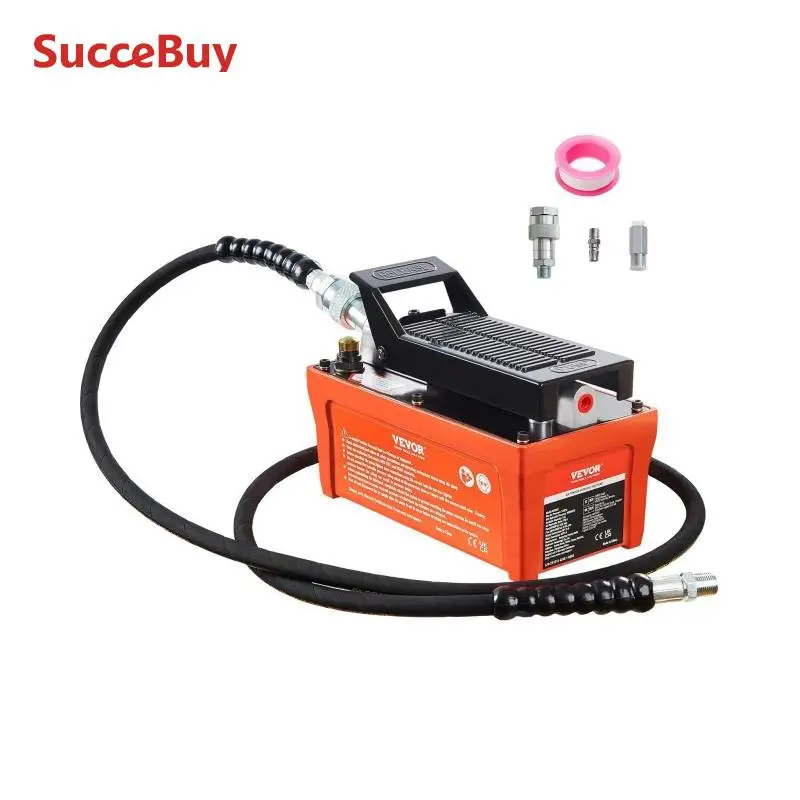 Air Hydraulic Pump 10,000 PSI 1/2 Gal Reservoir Foot Actuated Air Treadle for Auto Body Frame Machines and Pulling Post Hydraulic Pipe Crimping Tools Hydraulic Crimping Tool Hydraulic Strut Spring Compressor