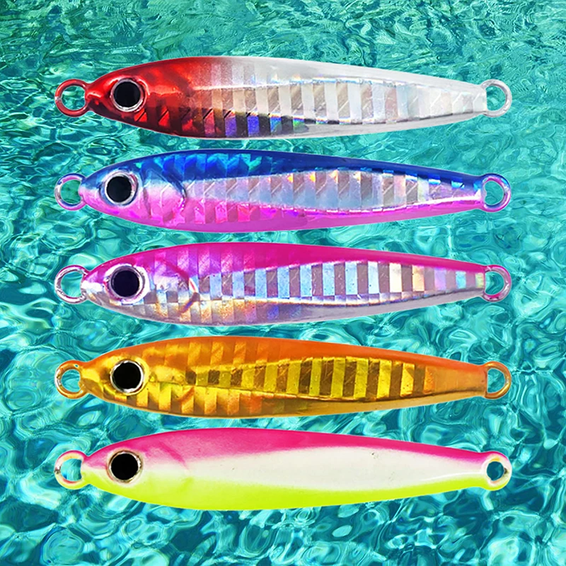 

1 Pieces10/15/25/30/40/60g Metal Lure Fishing Spoon Freshwater Fishing Hard LureSliceJigBait Spoon Fishing Tackle Metal Jigging