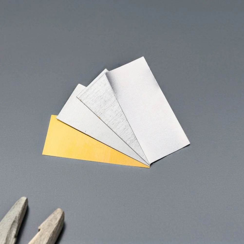 8 Pcs Experiment Materials Zinc Anode Plate Flakes Primary School