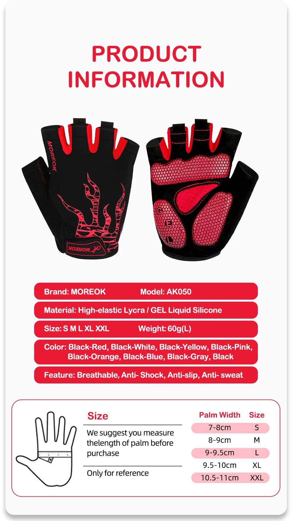 Bike Gloves Shockproof GEL Pad Cycling Gloves Touch Screen Sport Gloves Men Women Winter Bicycle Gym Fitness Gloves MTB