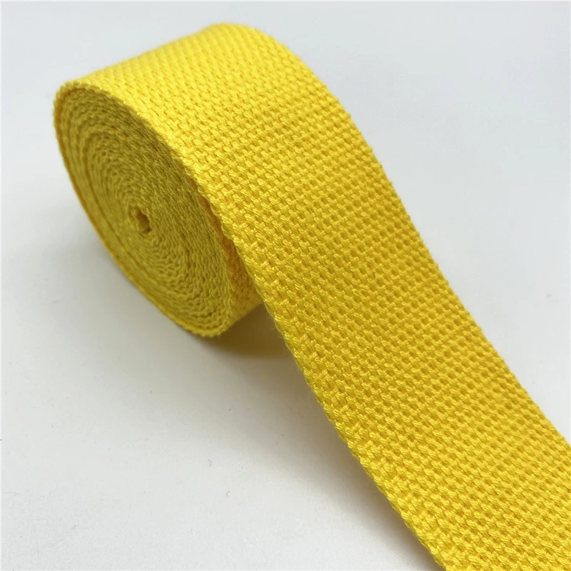 Cotton Webbing Strap Canvas Ribbon for DIY Crafts and Accessories (2 Yards)