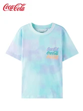 

Coca-Cola Coca-Cola official short-sleeved female 2021 new tie-dye small standard fashion trend comfortable loose T-shirt