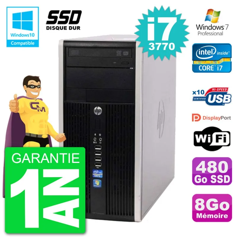 Pc Hp 6300 Mt Intel Core I7 3770 Ram Gb Ssd 480go Dvd Burner Wifi W7 Desktops Aliexpress