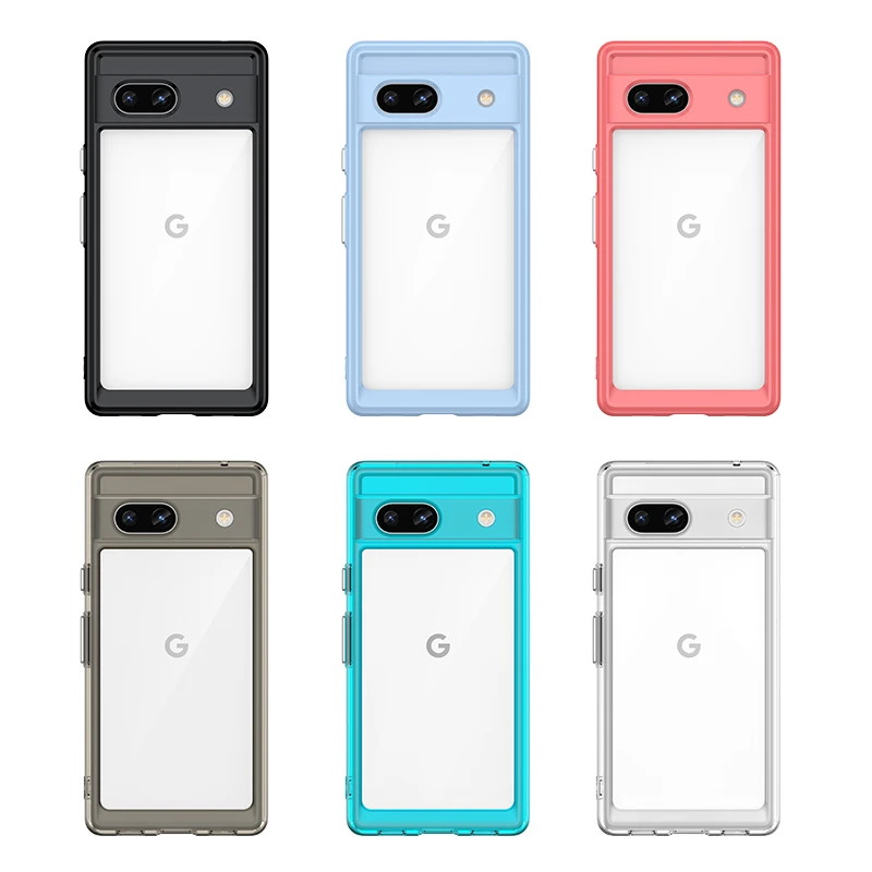 Pixel 7 Embargogoogle Pixel 7a/7 Pro Case - Shockproof Clear Cover With  Screen Protection