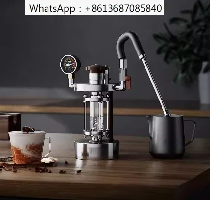 

Steam Milk Foam Machine, Home Camping Coffee Milk Foam Beater, Stainless Steel Milk Foam Pot