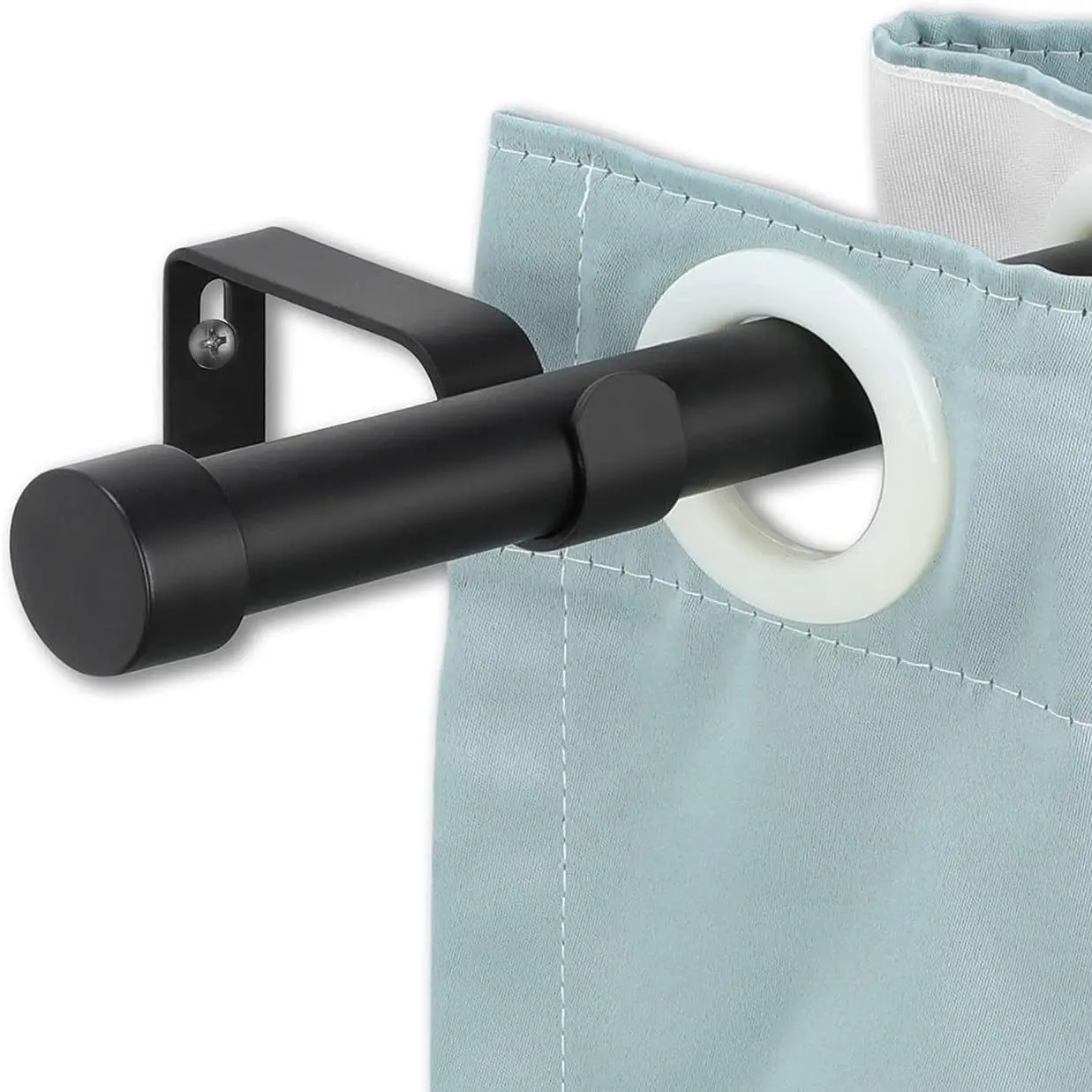 32 to 126 INCH Curtain Rod Set Heavy Duty Drapery Curtain Telescopic