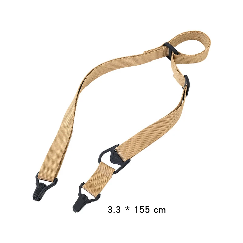 Enhanced Tactical Rifle Sling Lanyard - Adjustable Nylon Shoulder Strap for Safety and Versatility