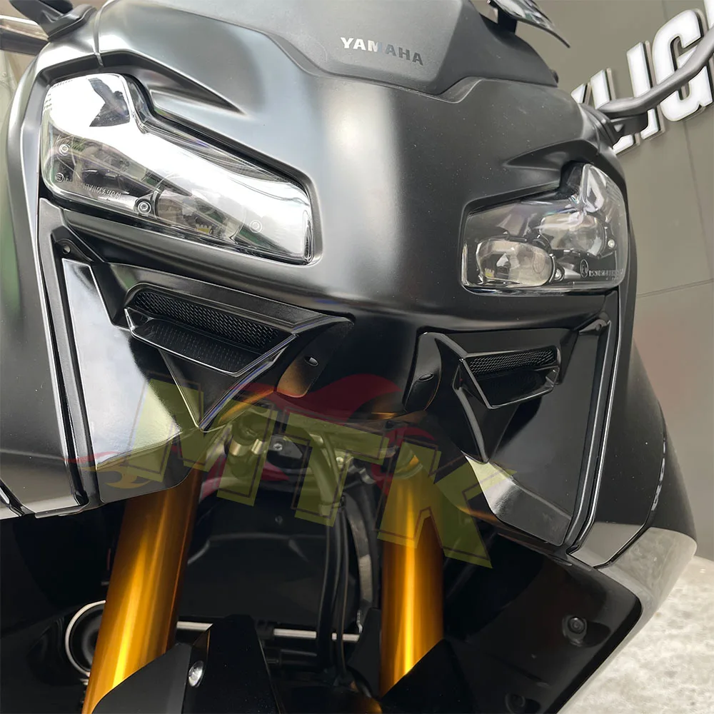 MTKRACING FOR YAMAHA TMAX 560 TMAX560 T-MAX560 t-max 560 tmax560 tmax 560 2022-2023 Motorcycle Black Epoxy Aluminum Grille