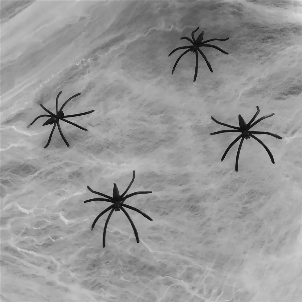 800 sqft 1400 sqft Halloween Spider Webs Decorations with Fake Spiders Stretchy Cobwebs for Halloween Decor Indoor and Outdoor - Image 6