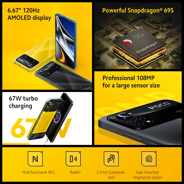 Amazon.com: Poco X4 Pro 5G 256GB 8GB ...