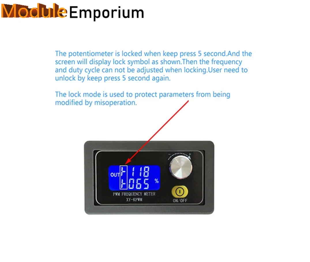 PWM ޽ ļ Ƽ Ŭ  LCD ÷ , DC 3.3V-30V  , 1 ä, 1Hz-150kHz