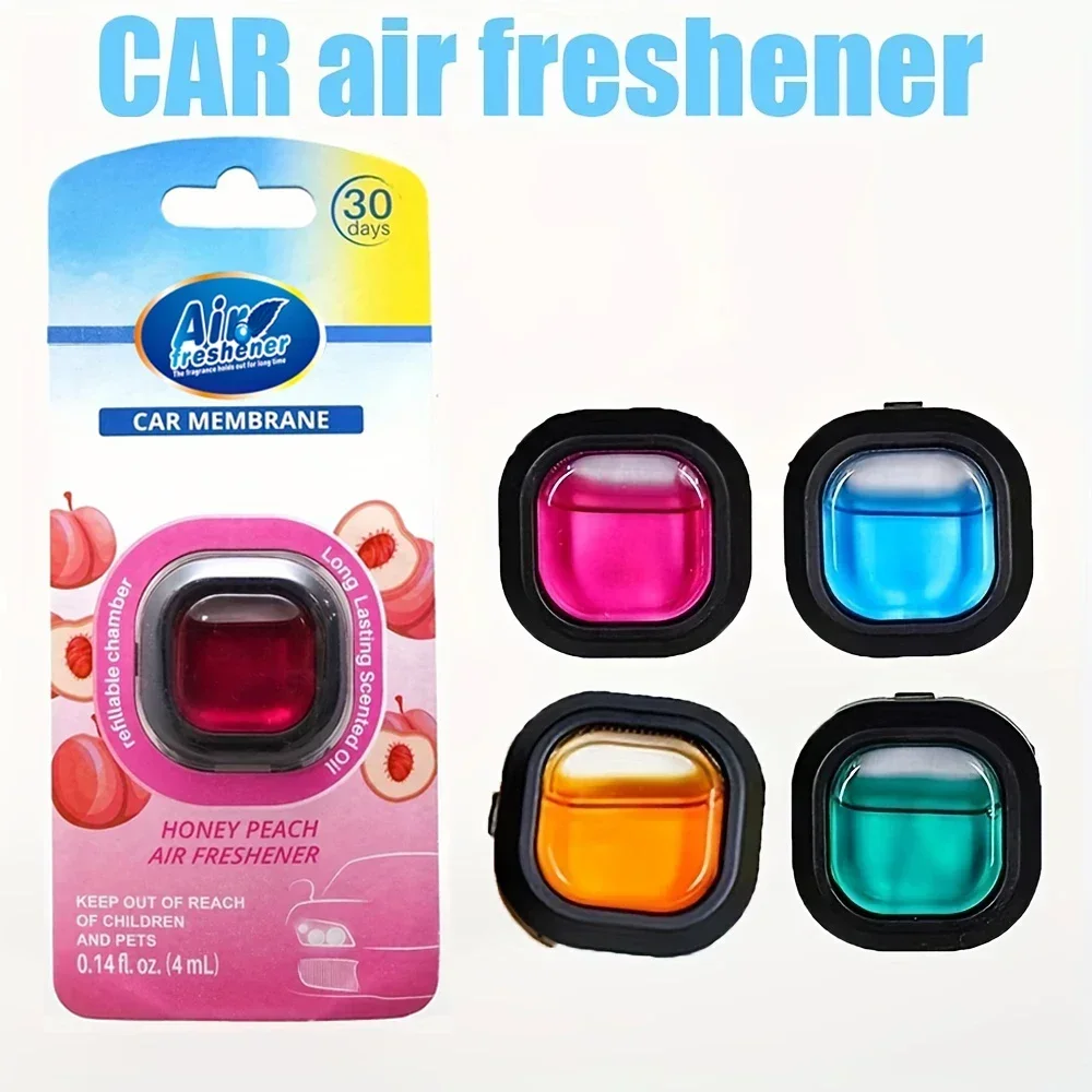 30-Day 4ML Car Air Freshener Air Outlet Perfume Clip Odor Removing Interior Odor Freshener Eliminator Fragrance Car Perfume N1O5