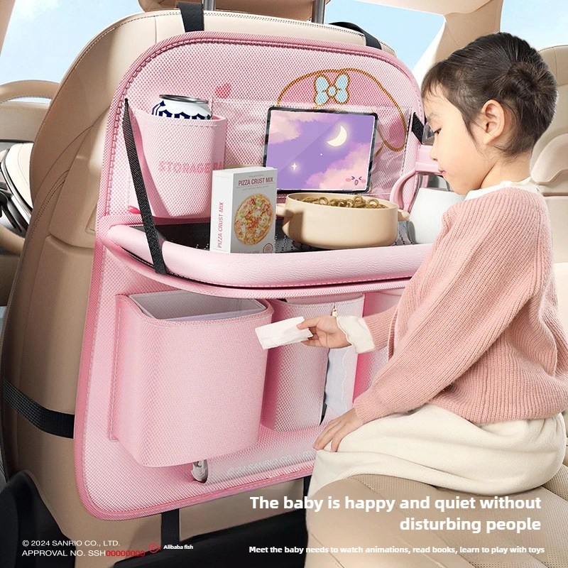 Sanrio Kuromi Melody Car Hanging Tissue Box Cute Cartoon Organizer