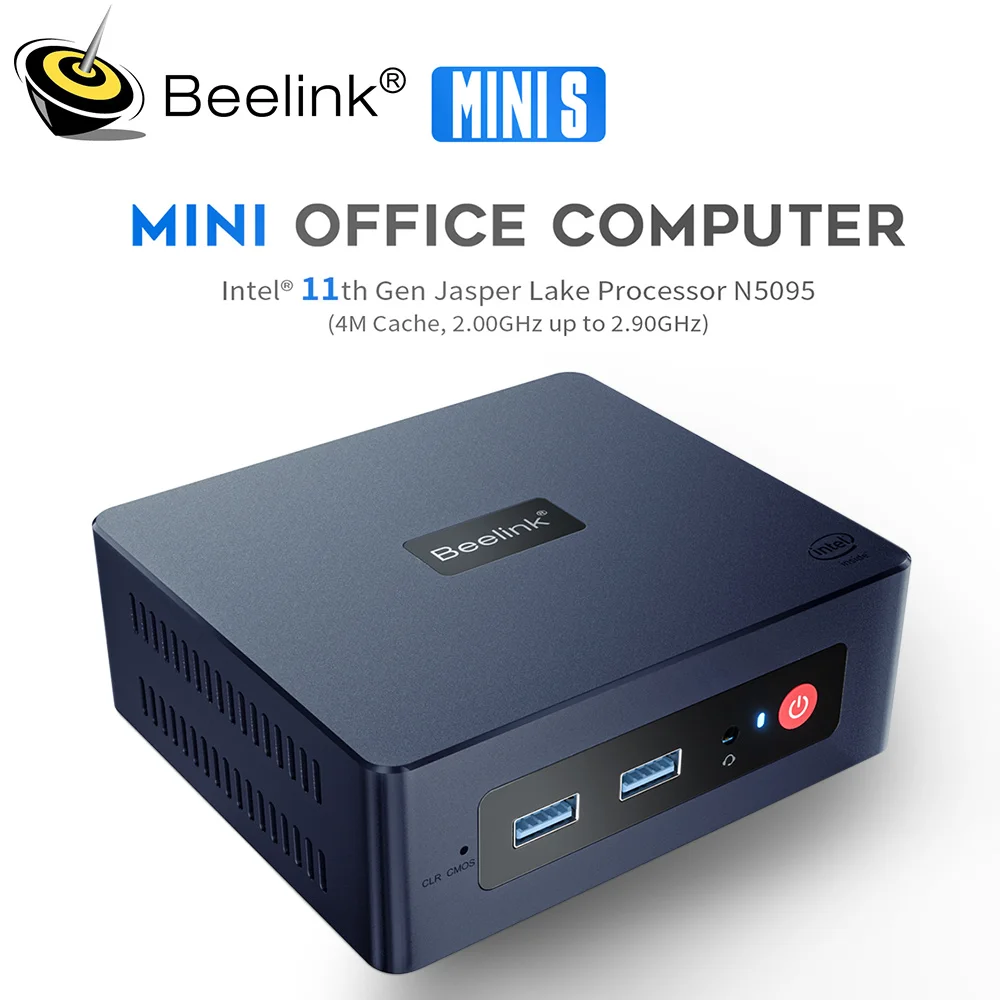 Beelink mini S12 pro intel 12th N100 intel 11th N5095 mini PC 8GB 128GB 256G SSD N95 ploše herní počítač VS GK3V