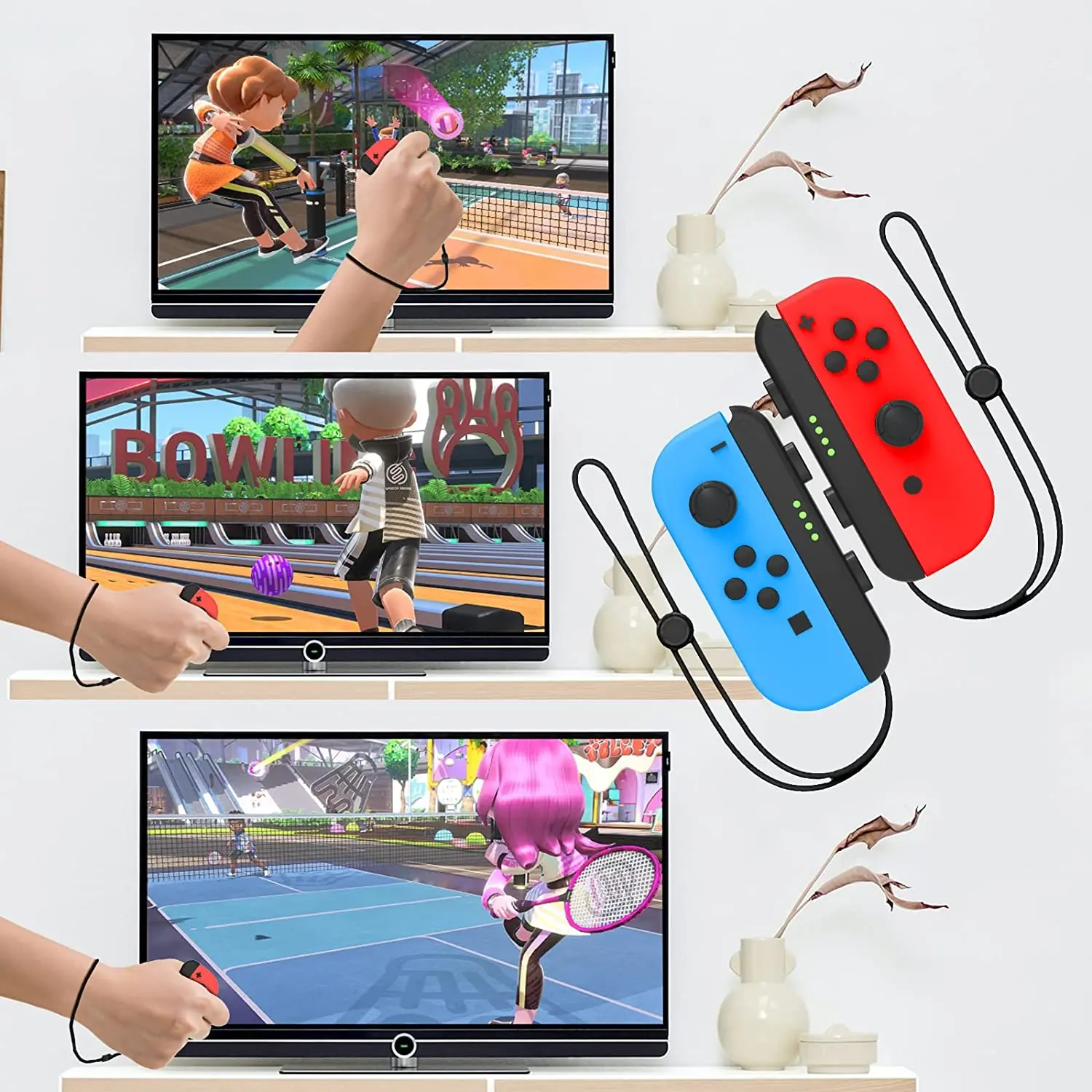 Switch Accessori Sportivi-12 In 1 Switch Accessori Sportivi Bundle Per Switch Sports, Kit Di Accessori Per La Famiglia Per Switch Oled