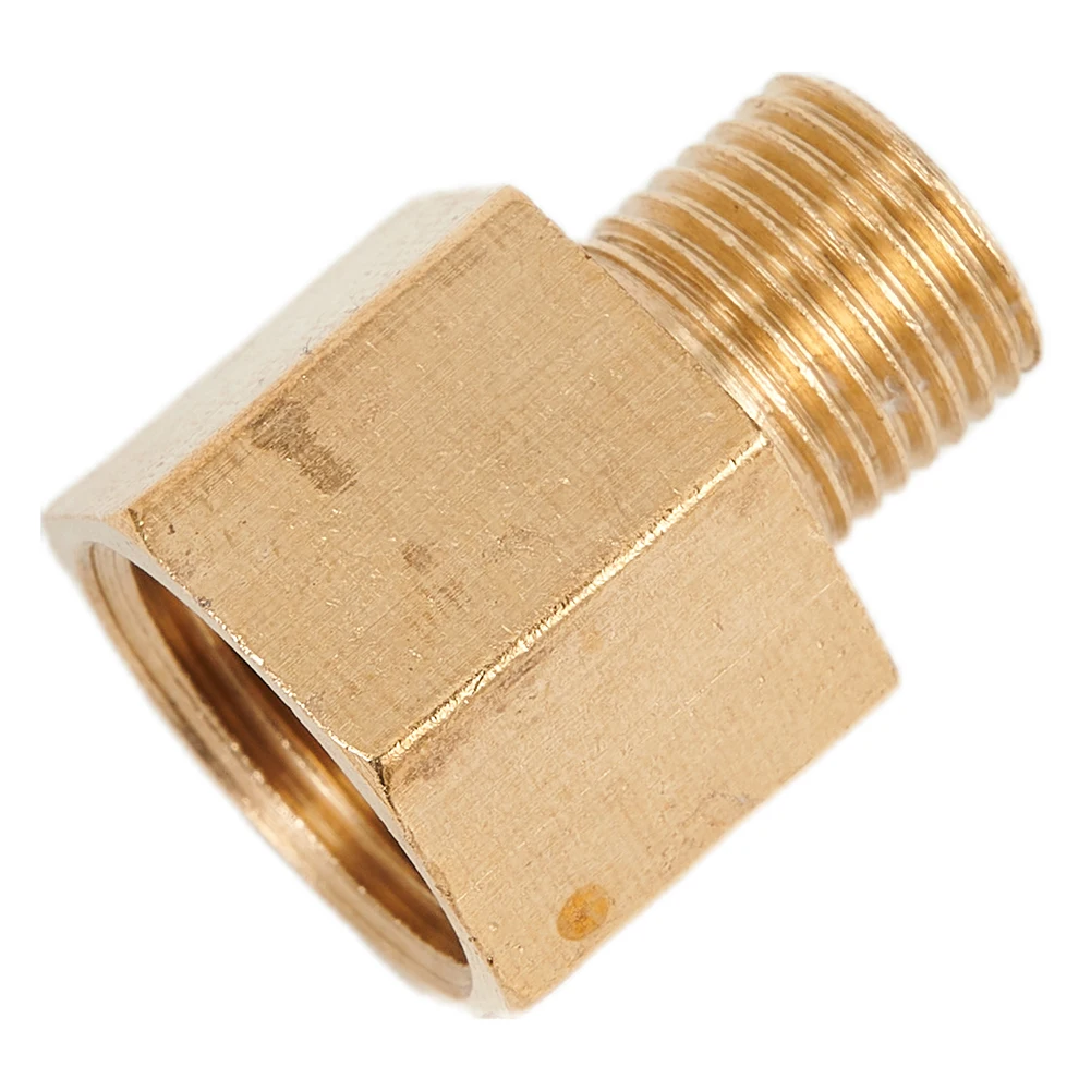 

High Quality Brass BSP-NPT Adapter 1/8\" Male BSPT To 1/4\" Female NPT Brass Pipe Fitting Tool Durable And Practical