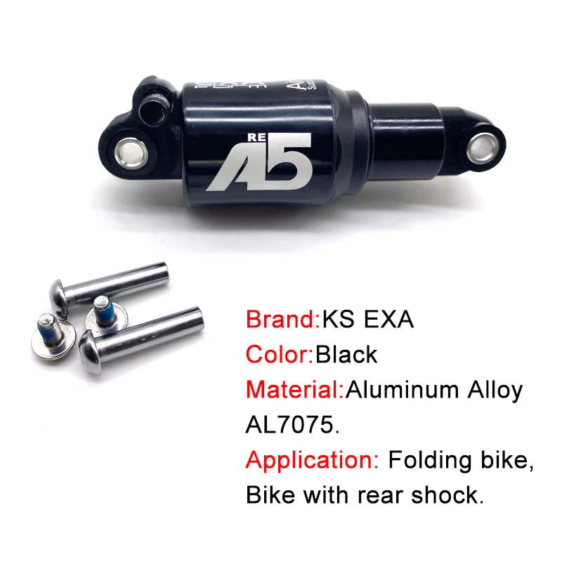 KS A5 RE RR1 Air Rear Absorber Shock MTB Bicycle Double Single EXA Form Mountain Bike 100 125 150 165 190 MM For Scooter bike suspension shock absorber