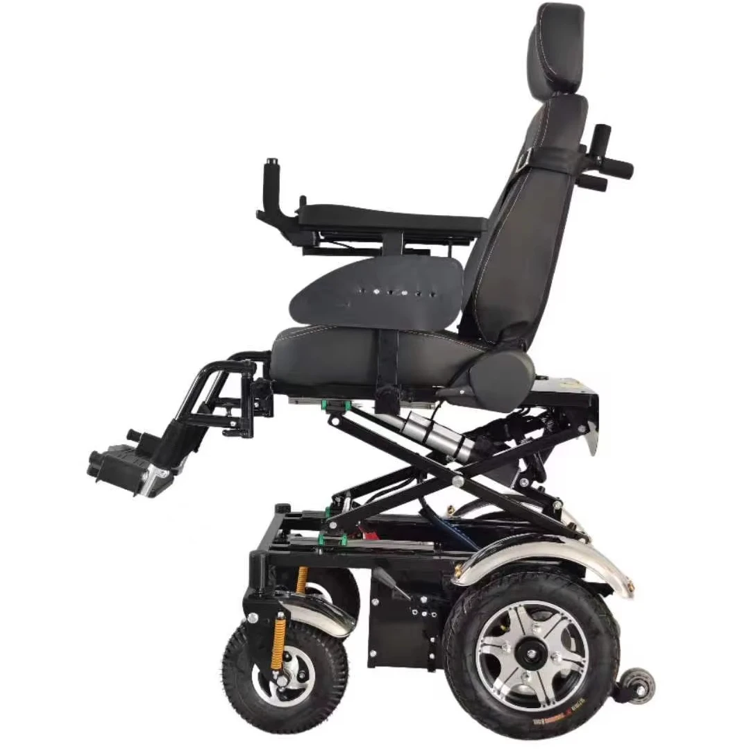 Electric Wheelchair Power Lift up Seat Wheelchair 24V 32A lead-acid Battery life 20-25km