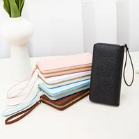 Long Wallet Women Letter Prints 2 Folds Female Money Bag Coin Purses All-match Card Holder Multifunction Handbag Clutch 1