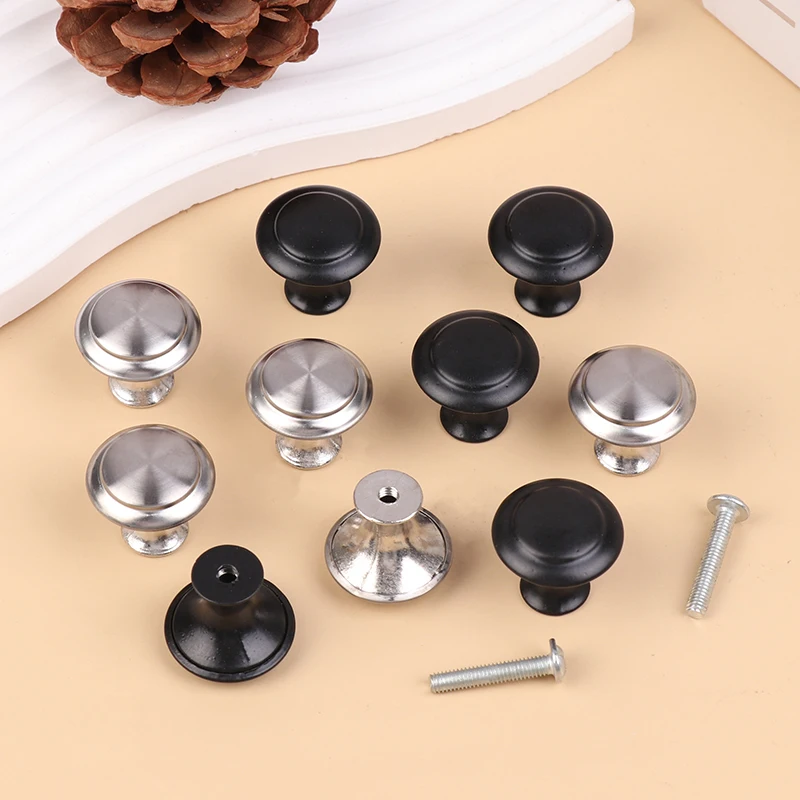 Description Picture 2 of item5pcs Cabinet Handle Cupboard Door Knobs Black Drawer Black Door Handle Matte Stainless Steel Metal Drawer Pull