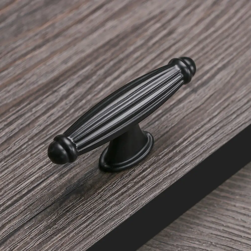 Description Picture 5 of itemBlack Series Cabinet Pull Dresser Drawer Knob Cupboard Round Drawer Handle Knobs With Screw Wardrobe Furniture Hardware