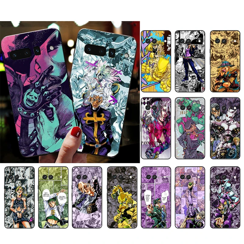 

Jojo Bizarre Adventure Anime Phone Case for Google Pixel 8 7 Pro 7 7A 6A 6 Pro 5A 4A 3A Pixel 4 XL Pixel 5 6 4 3 3A XL