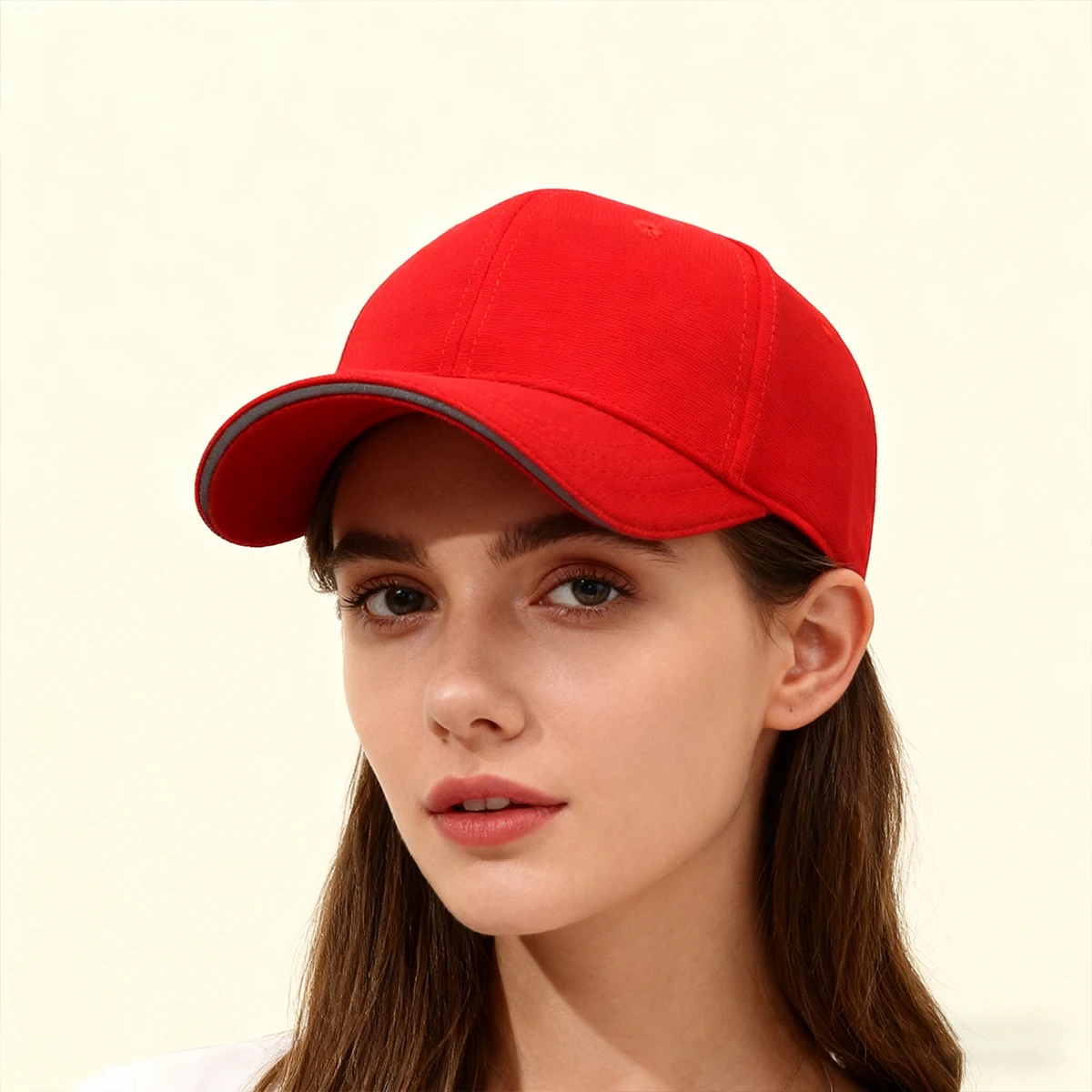 Hat with a Large Head Circumference That Makes the Face Look Smaller, Hard-Brimmed Baseball Cap for Women, Wide Brim Suitable for Large Faces, Enlarged and Deepened Duckbill Cap for Men