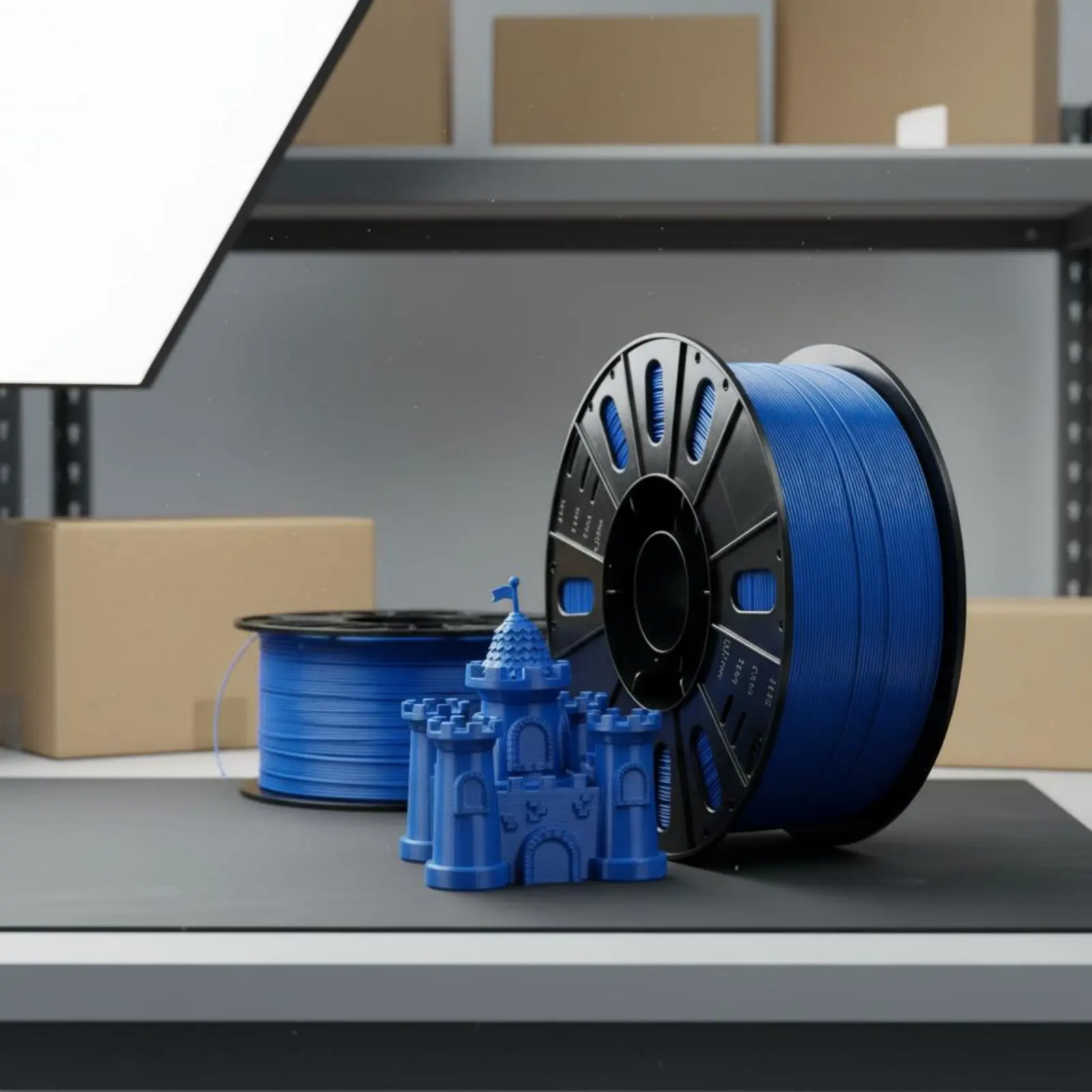 3 Kg 투명 PETG 필라멘트 일관된 성능 1.75 Mm PETG 스풀 3D 프린터 필라멘트 반투명 제작 공급품