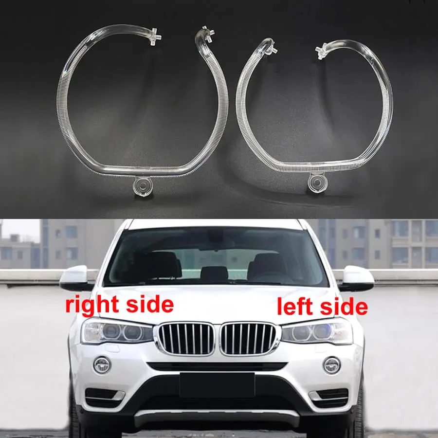 

For BMW X3 X4 F25 F26 Car Accessories DRL Daytime Running Lights Guide Ring Headlight Angel Eyes Light Tube 2014 2015 2016 2017