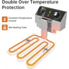 Commercial Deep Fryer Electric Countertop Fryer 25.4Qt Heavy Duty Large Stainless Steel Deep Fryers with Double Baskets 3