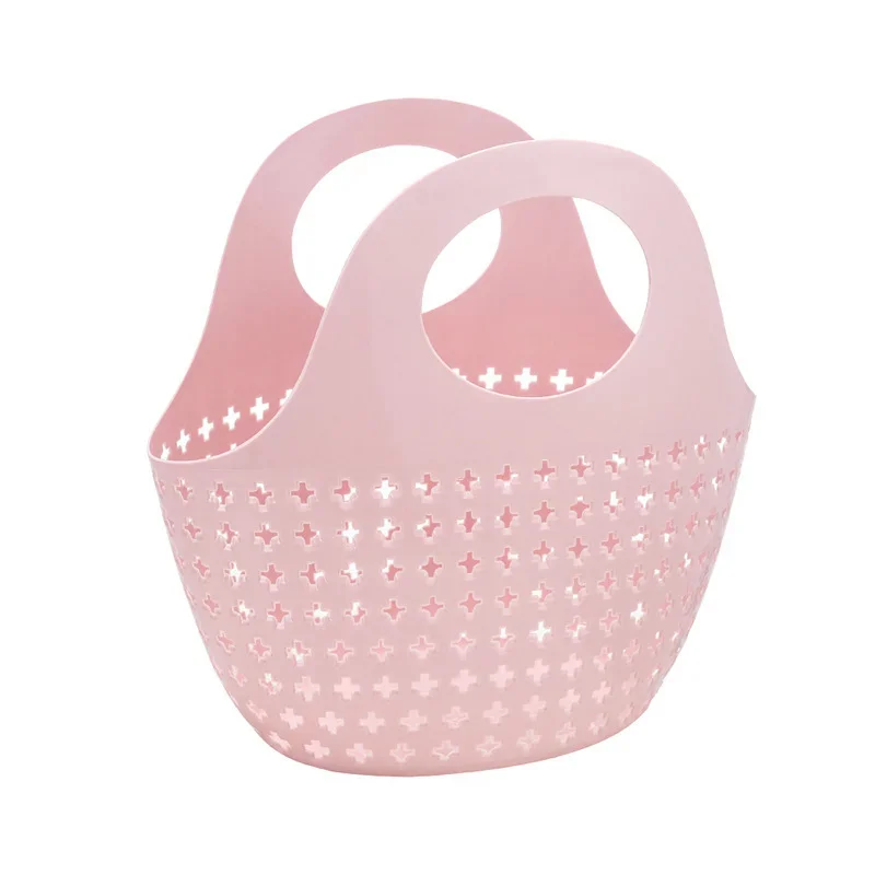 

Multi-purpose Hollow Storage Baskets Portable Women Shopping Vegetable Basket, Bathroom Shower Cosmetic Shampoo Bath Basket