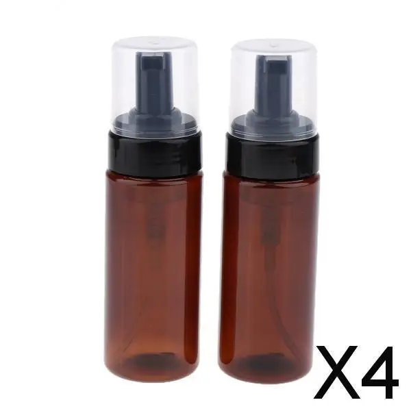 2-4pack 2pcs Foaming Soap Dispenser Pump Bottle Makeup Cosmetic Bottles 150ml