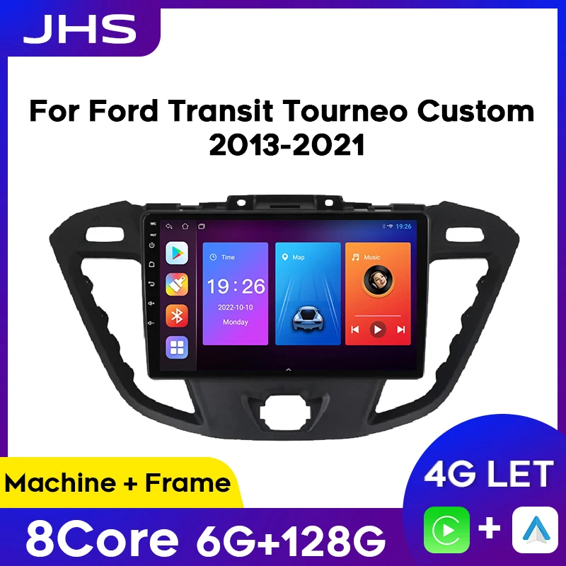 

Android Car Radio For Ford Transit Tourneo Custom 20113-2021 Stereo Multimedia Player Wireless Carplay Auto Navigation GPS