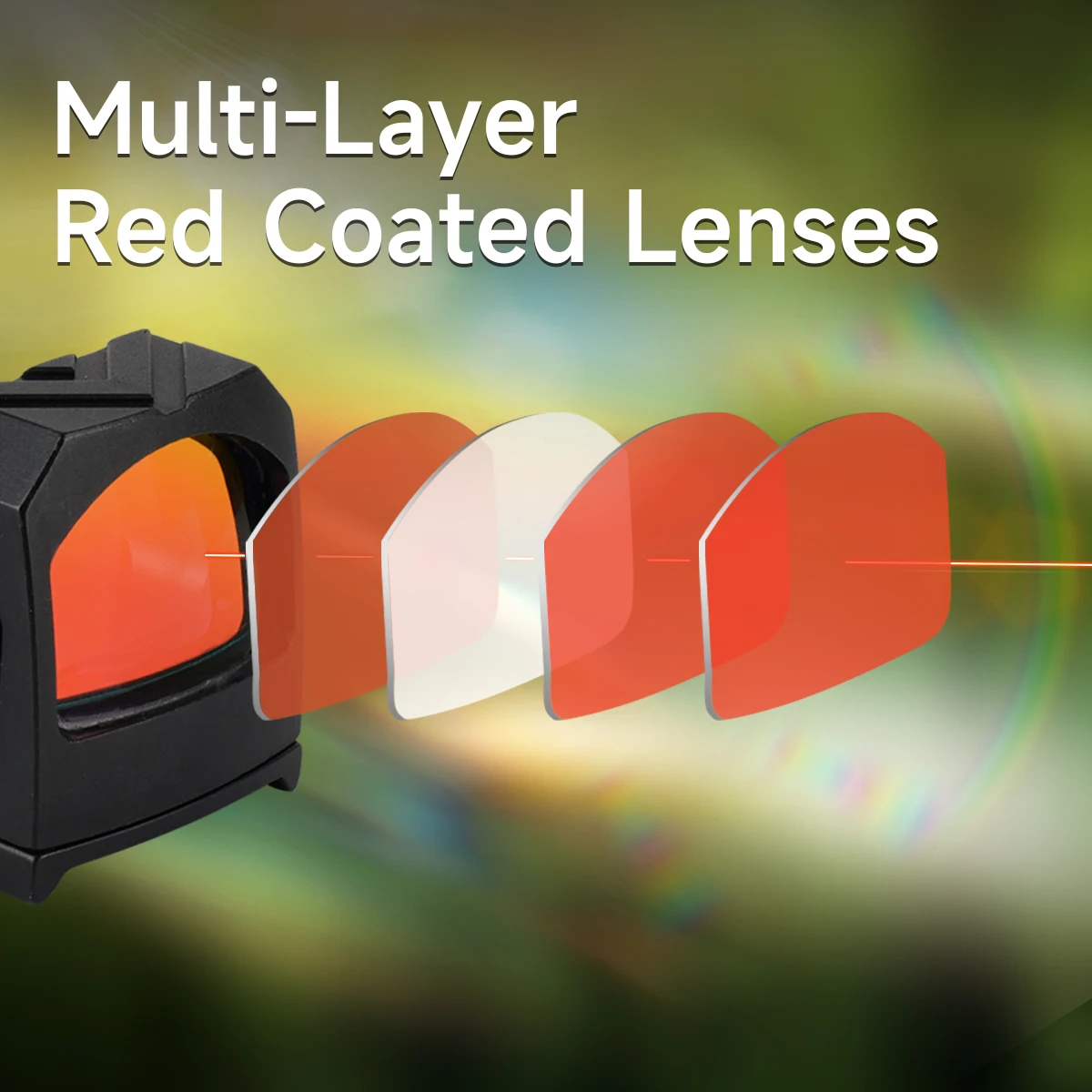 Red Dot Sight Tactical Scope Fit 20mm Rail Airsoft Pistols and Rifle Reflex Sight Optical Compact Scopes Hunting Accessory 2